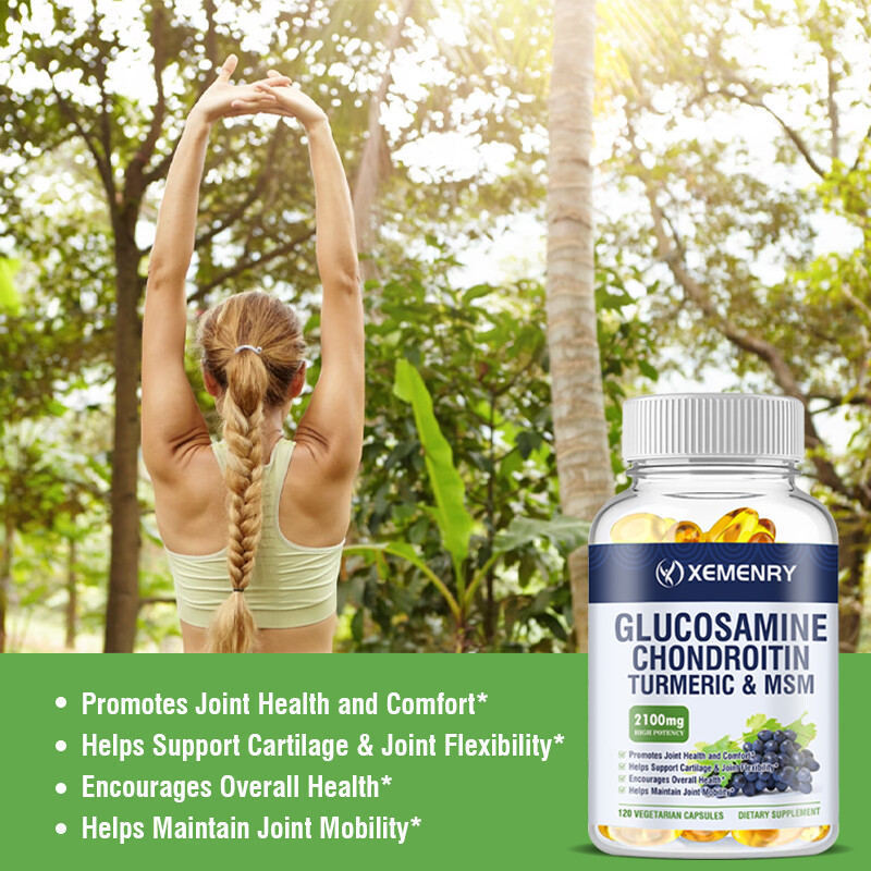Glucosamine Chondroitin Turmeric & MSM 2100mg – Triple Strength Joint Support