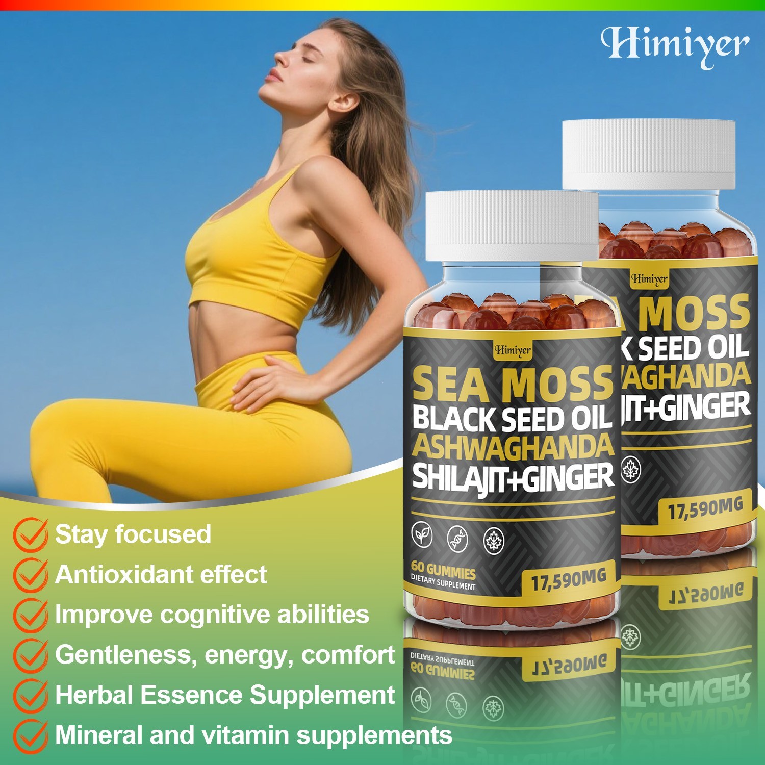 Sea Moss Gummies – Immune Health, Vitality, Energy, Smooth Skin