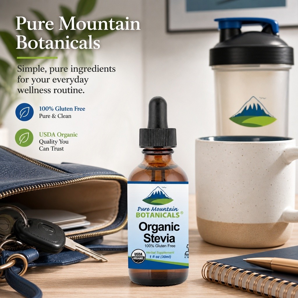 Best Liquid Stevia Brand for Keto? – Pure Mountain Botanicals – Organic Stevia