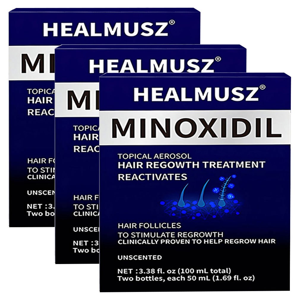 Minoxidil 5% Hair Regrowth Solution Extra Strength For Men 6 Month Supply 6*50ml