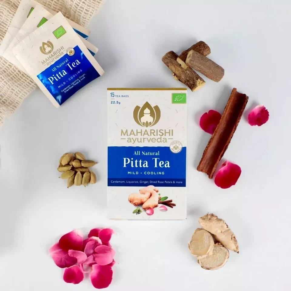 Maharishi Ayurveda Organic Pitta Tea – 15 tea bags. Pack of 2 – FREE SHIPPING