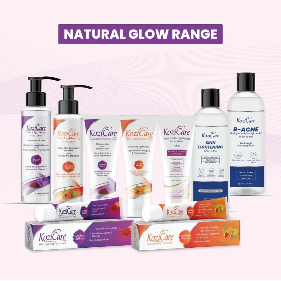 Kozicare Cream Saffron Body Lotion For All Skin Types 200 Ml