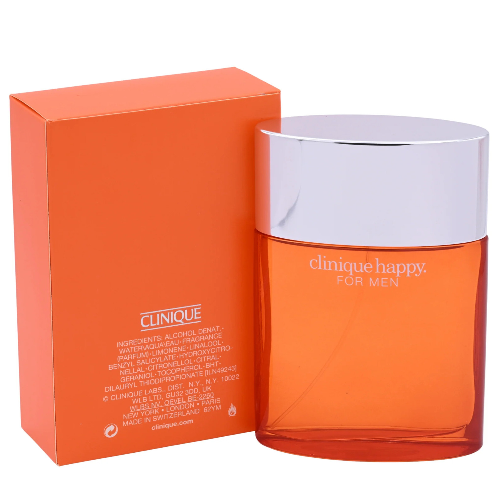 CLINIQUE HAPPY Pour Homme Cologne edt for Men 3.4 oz 3.3 New in Box