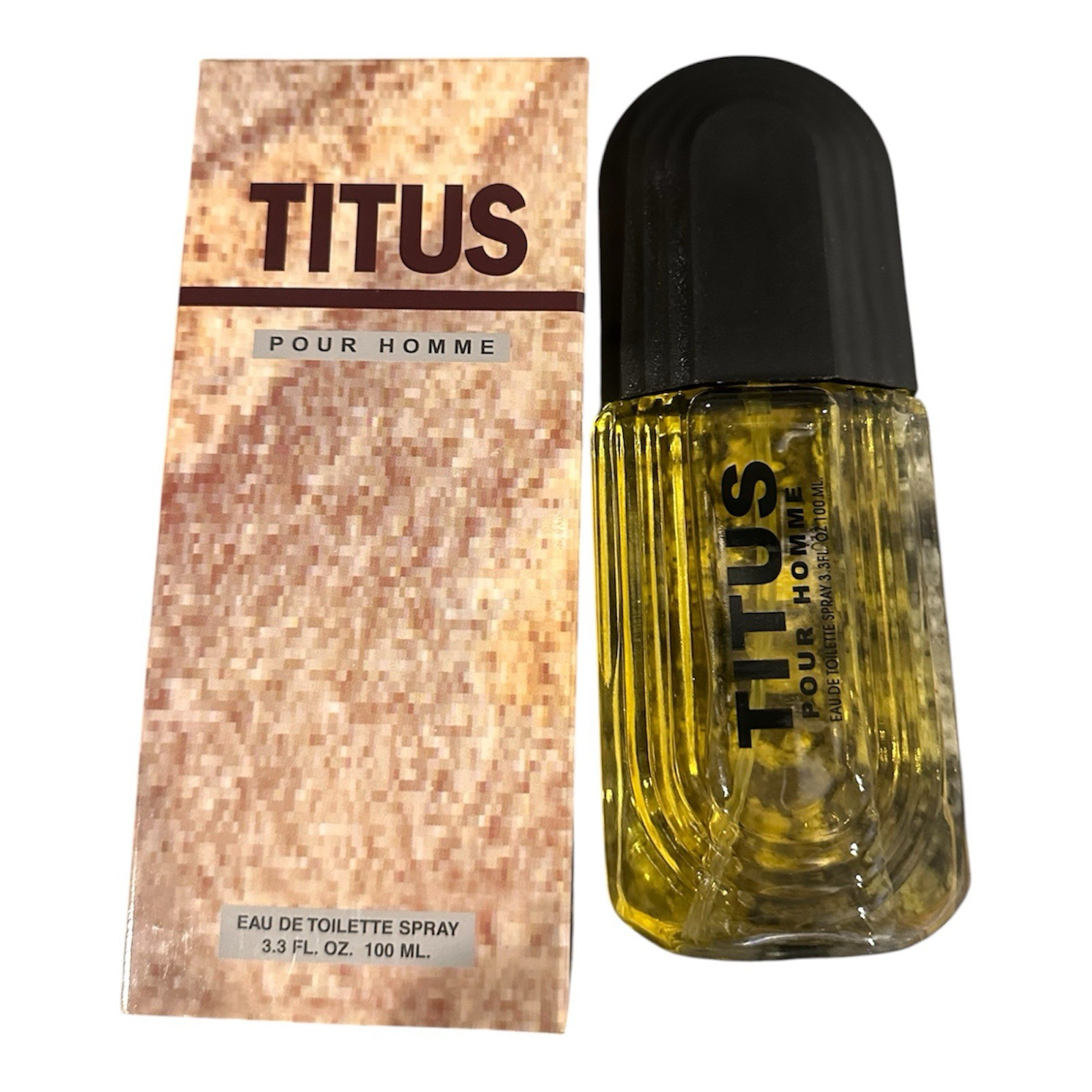 TITUS Pour Homme Eau de Toilette Spray, Regular Size 3.3 fl oz