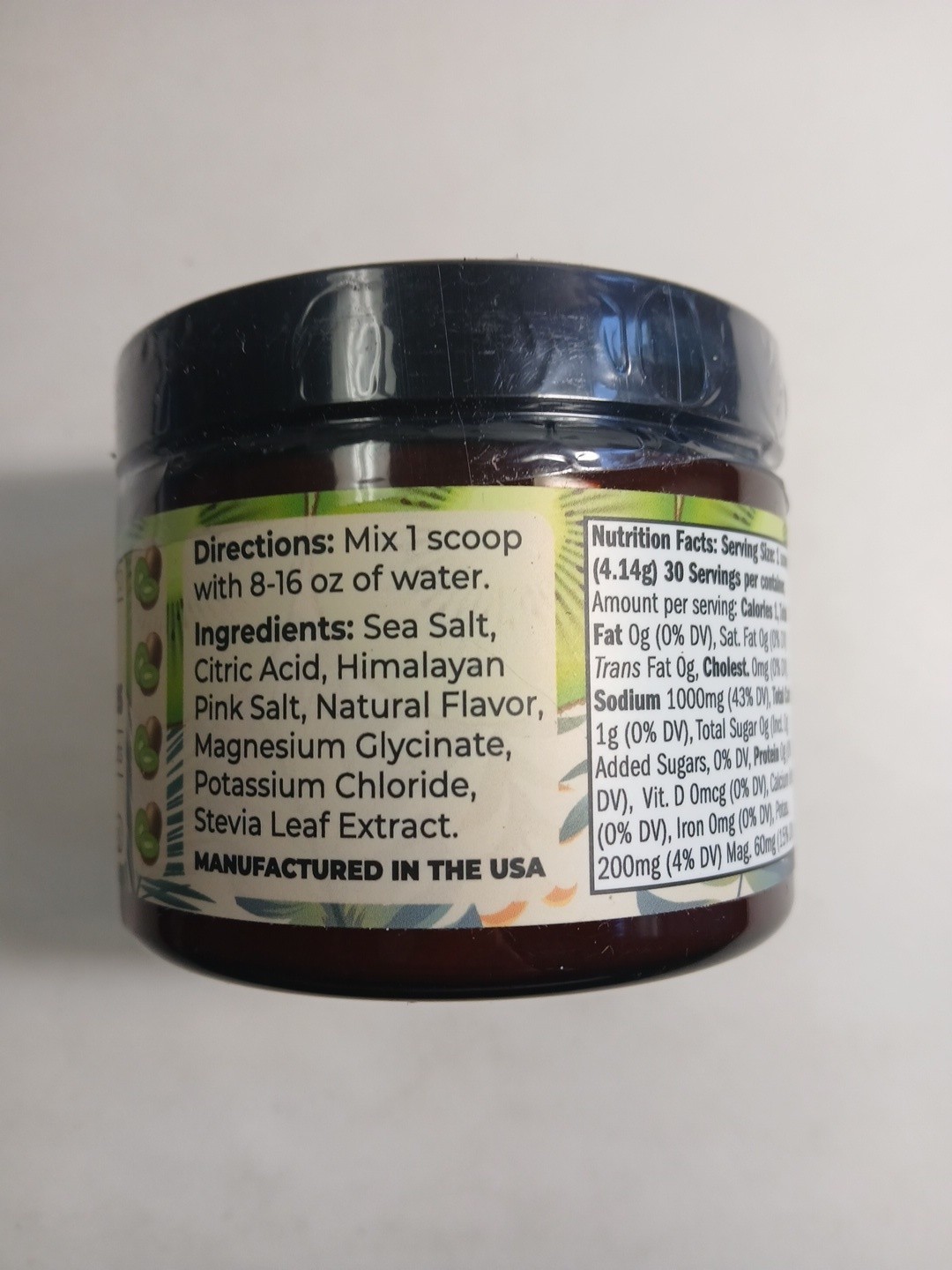 Santa Cruz Paleo Electrolyte Powder Kiwi Flavor Mfg. 01/2025