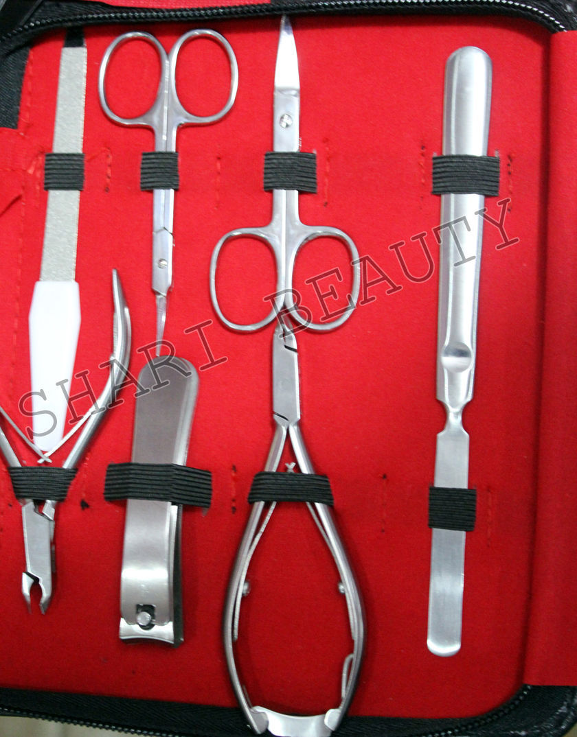 High Quality Full range German Stainless steel 12Pc Manicure & Pedicure Tool kit