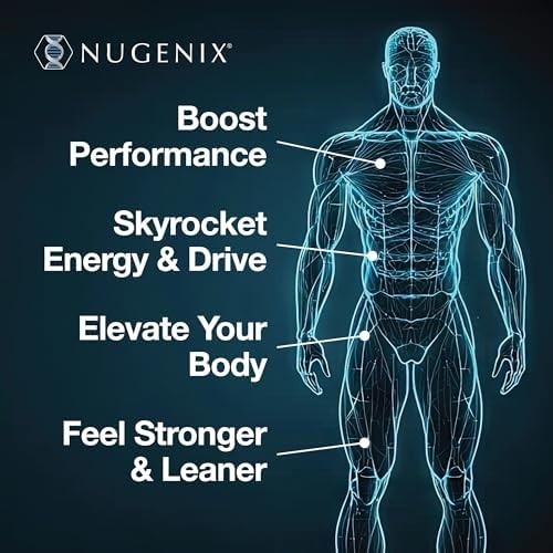Nugenix Total-T Testosterone Booster Supplement for Men – 90 Capsules