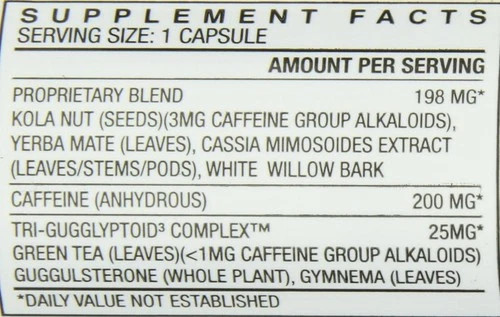 Stacker two Dietary Supplement “Fat Burner Weight Loss” Capsules 100 Count