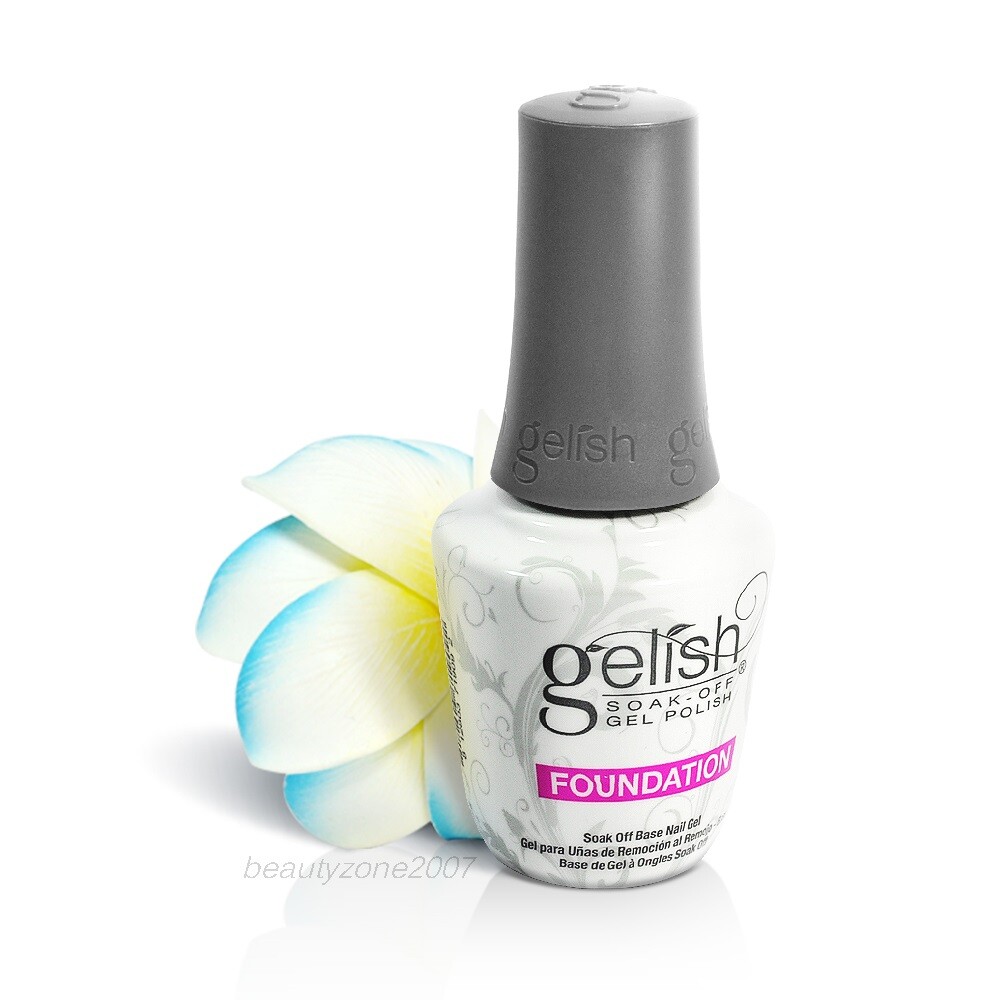 Harmony Gelish UV Soak Off Gel Foundation Gel Base Gel 0.5oz