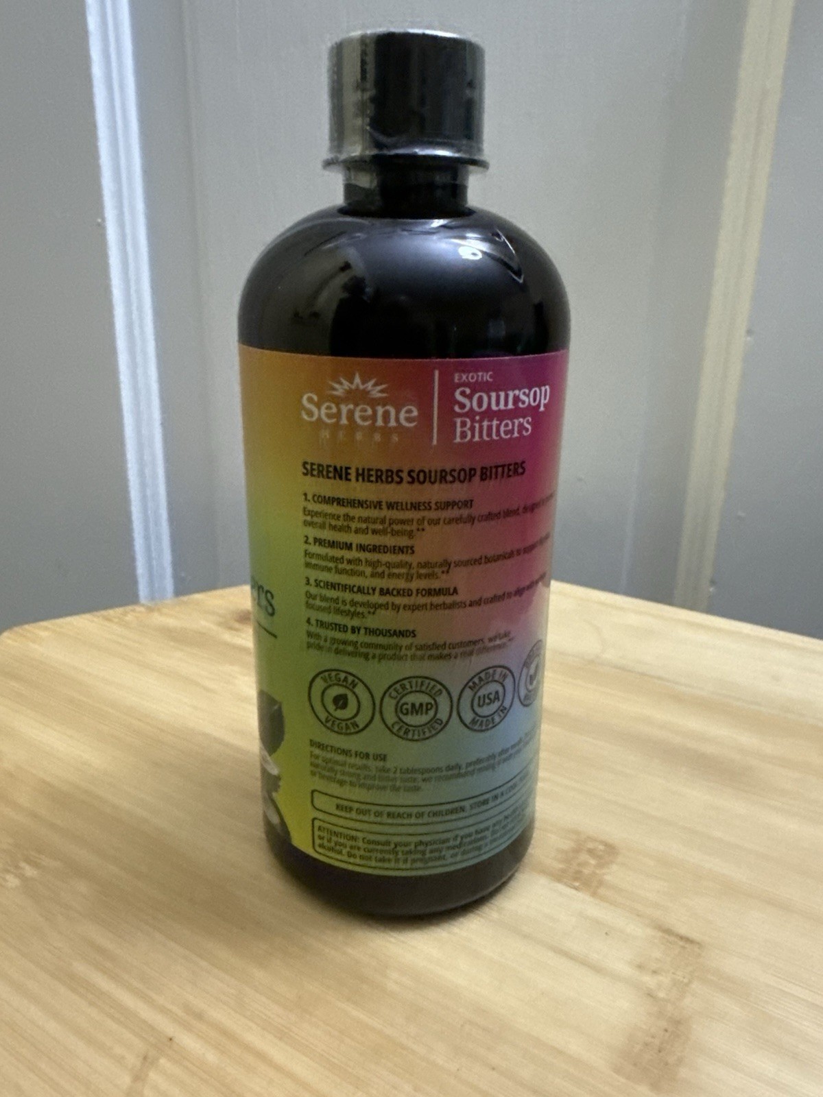 Serene Herbs Soursop Bitters & Black Seed Bitter &Soursop Bitters Berries Flavor