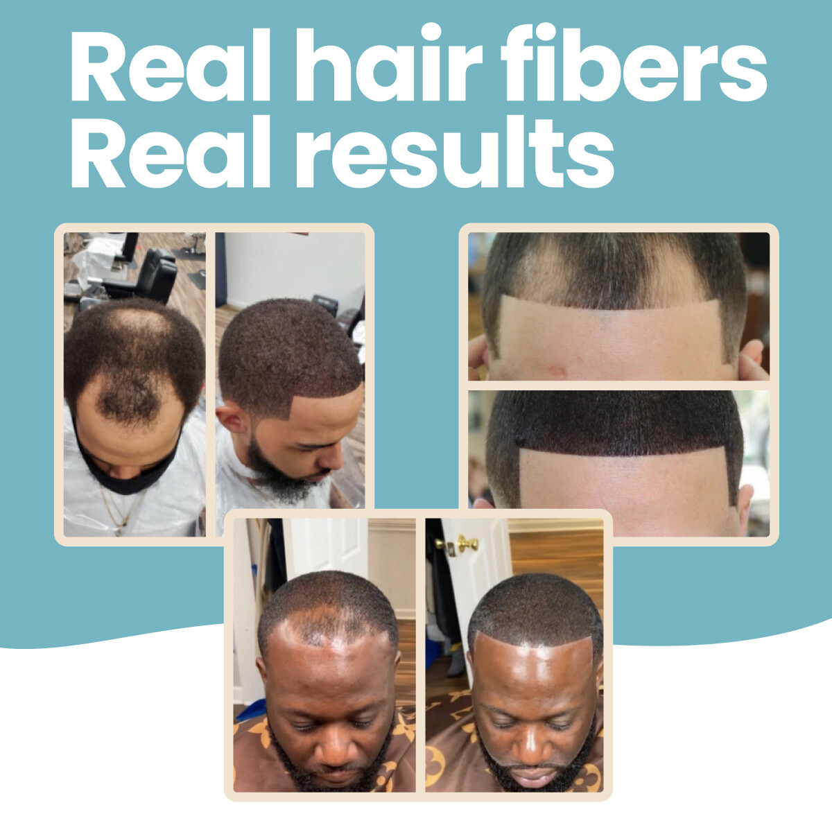 2x HAIR ILLUSION Hair Thickening Fibers – Organic Bald Spot Thinning Concealer
