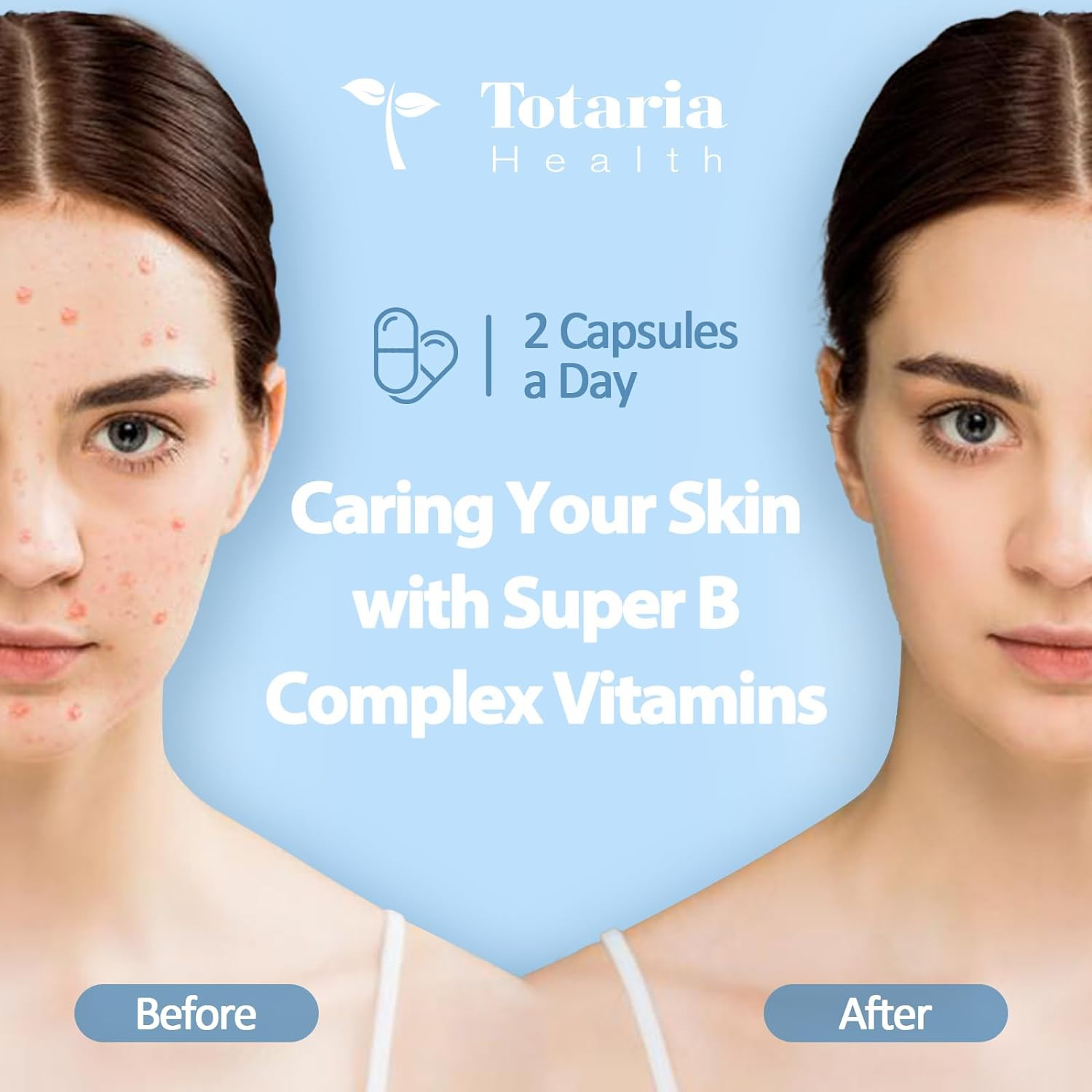 13-In-1 Vitamin B Complex plus with Vitamin B1, B2, B3 (Niacinamide), B4, B5, B6