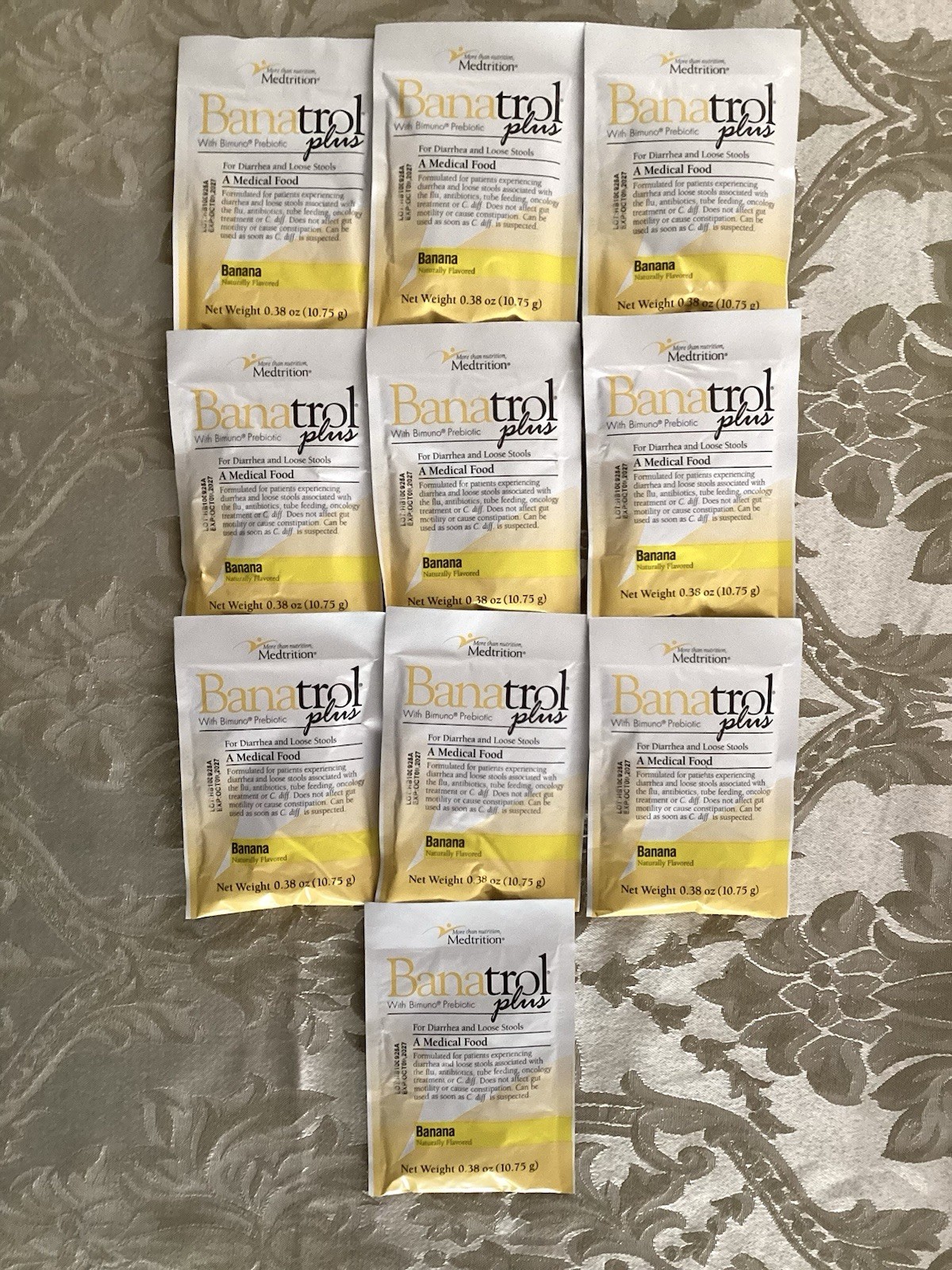 Banatrol Plus Oral Supplement Banana 10.75 Gram Packets – Qty: 10 Packets