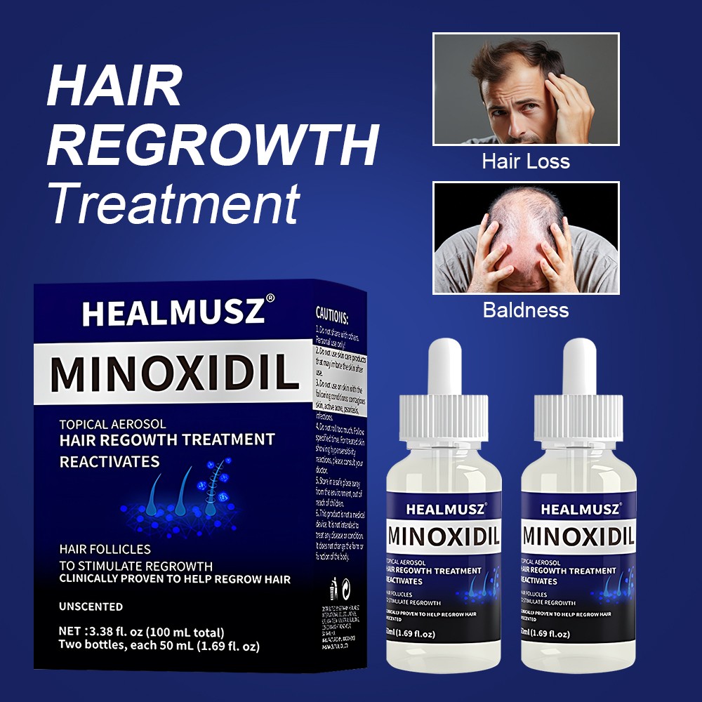 Minoxidil 5% Hair Regrowth Treatment Topical Solution for Men 2-10 Month Supply