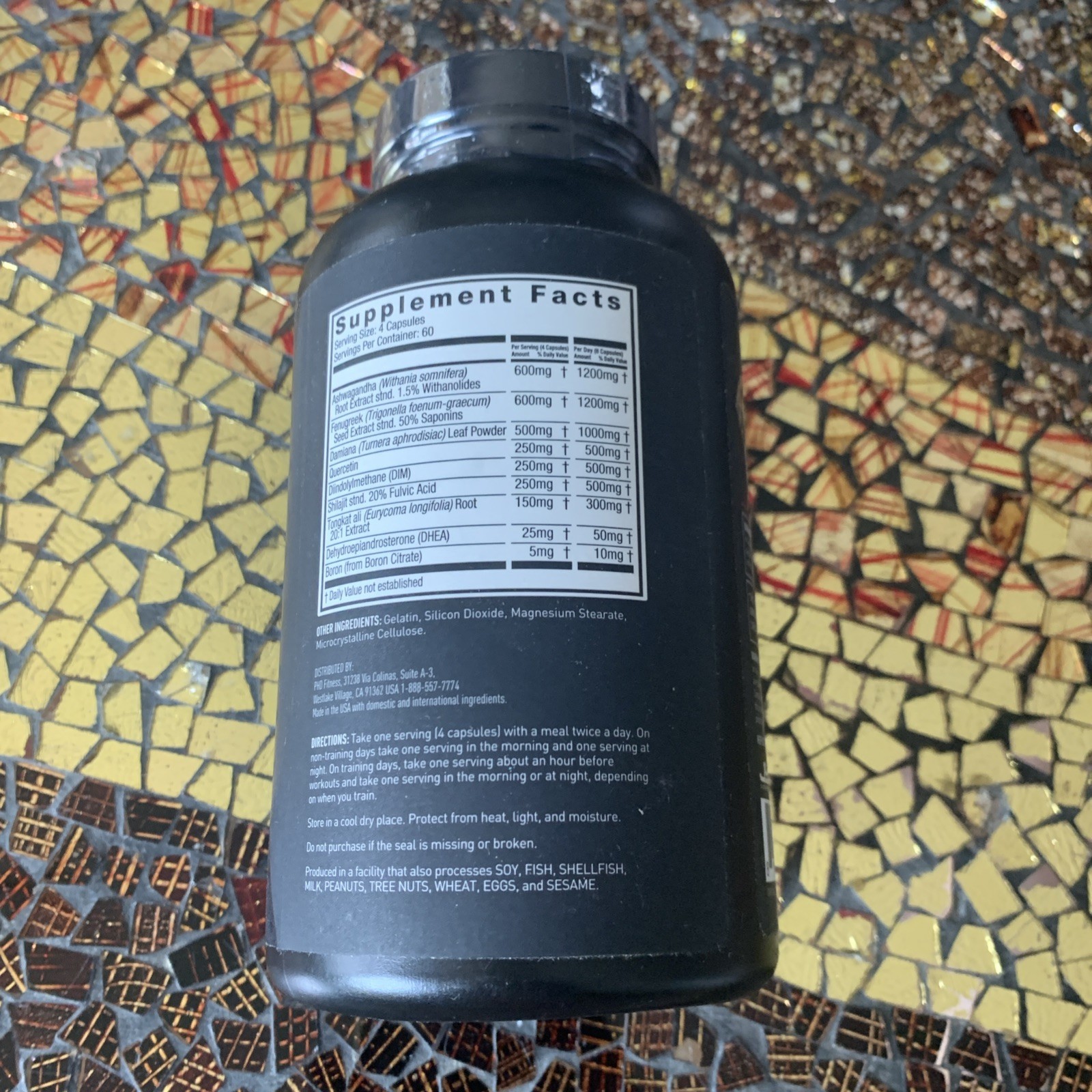 Alpha JYM X Advanced Hormone Optimization, Vitality 240 Caps exp 12/2027