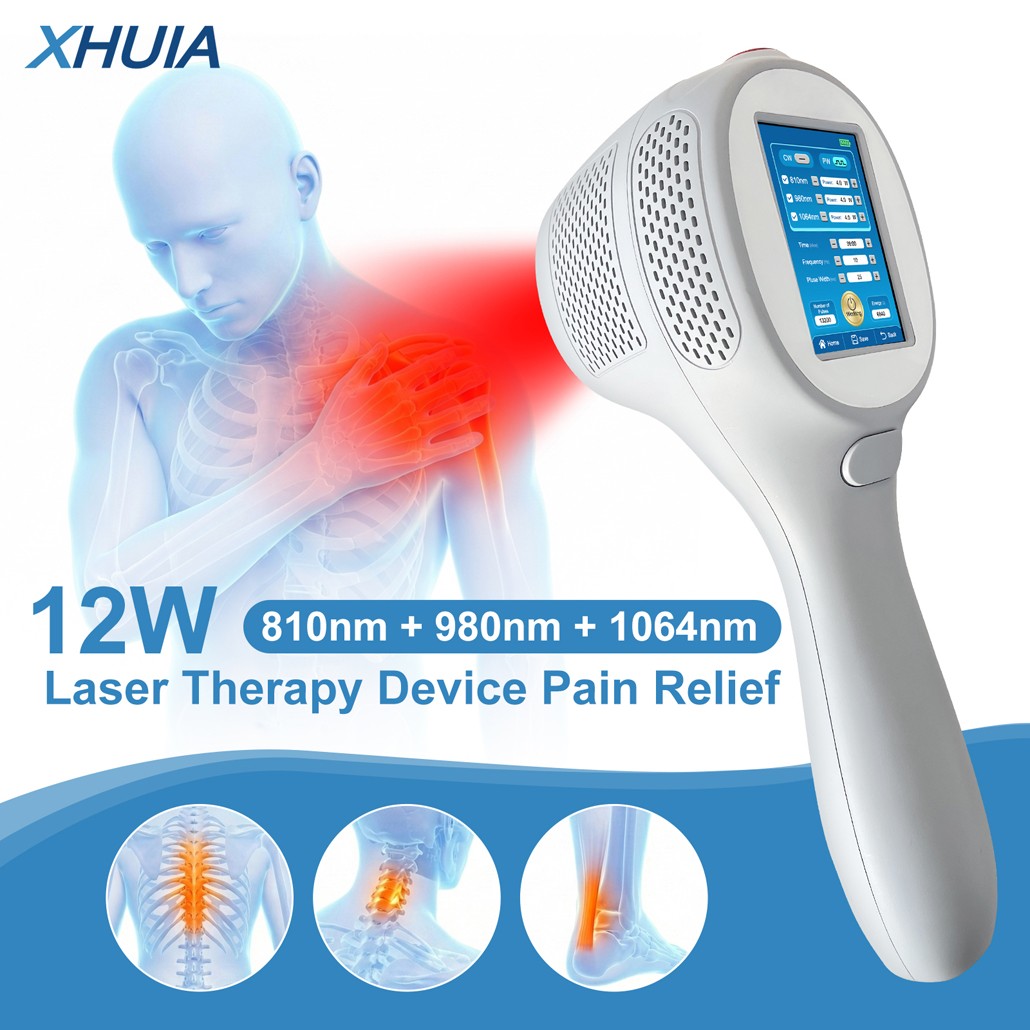 12W Low Lovel Cold Laser Therapy Device NIR Red Light Treatment for Pain Relief