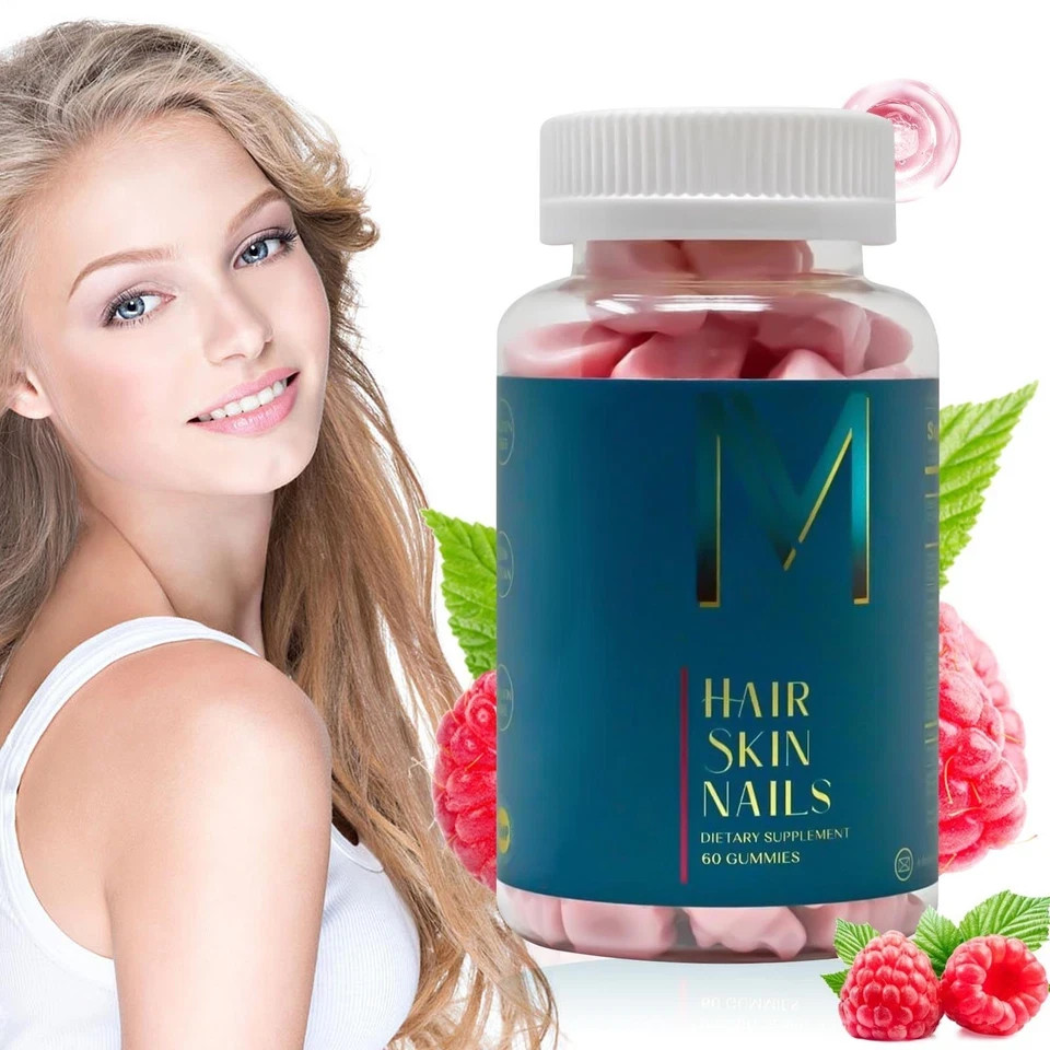 WEEM Hair Skin and Nails Gummies – Supports Healthy Hair – Vegan biotin Vitam