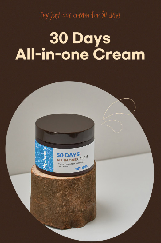 PRETTY SKIN 30 Days All-In-One Hyaluronic Cream (100ml) – Authentic/US Seller