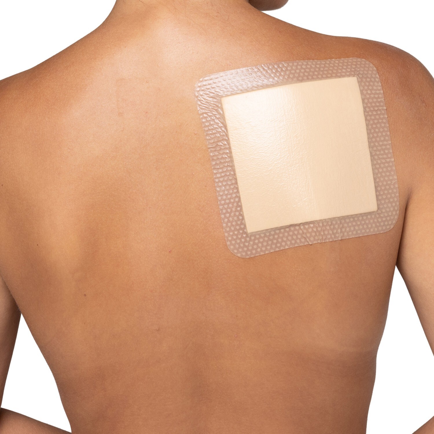 MEDSTOCK Silicone Foam Dressing with Border – 6″ x 6″ (Box of 5)