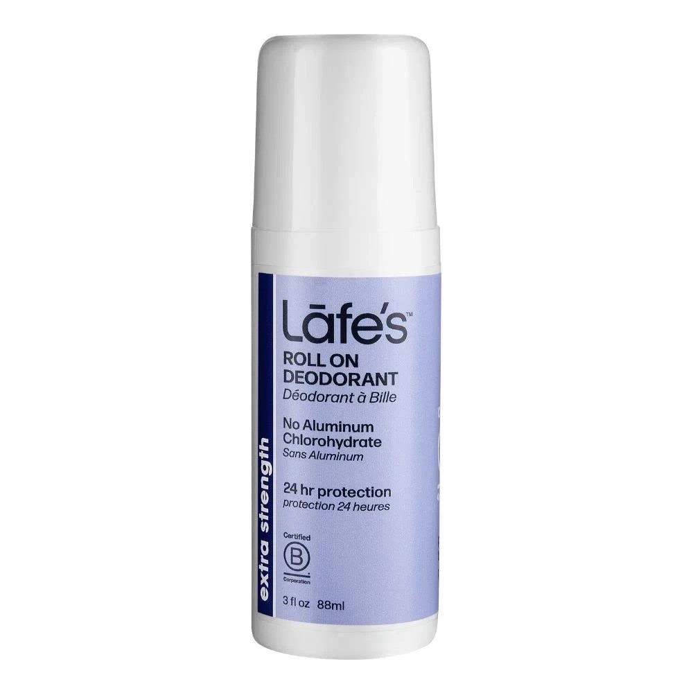 Lafe’s Bodycare Roll On Deodorant Extra Strength 3 fl. oz Each (Pack of 6)
