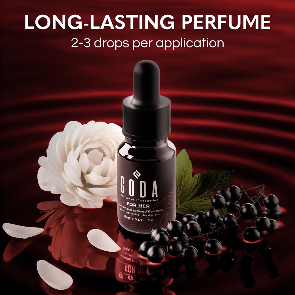 GODA For Her Pheromone Perfume For Women Long-Lasting with Jasmine and Rose|15ml