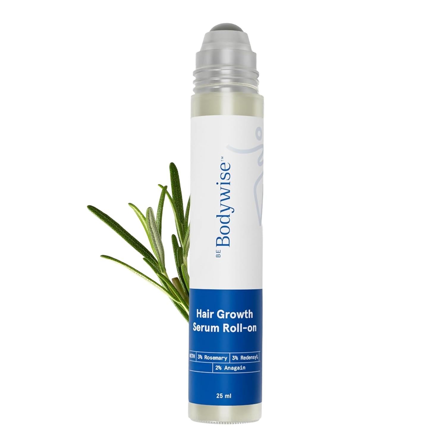 Be Bodywise Hair Growth Serum Roll On 3% Redensyl 2% Anagain 25ml