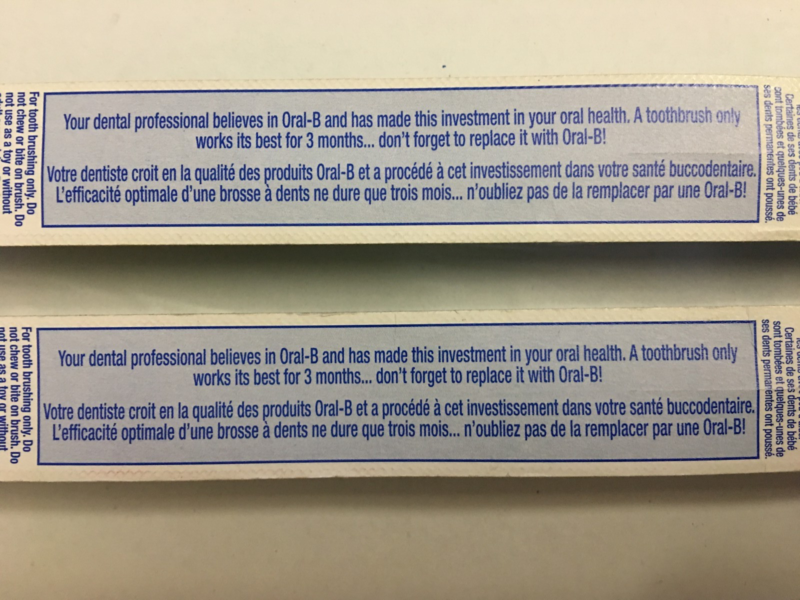 2X Oral-B Toothbrush Stages 3 Soft Cars Kids 5-7 Years Cars Mcqueen