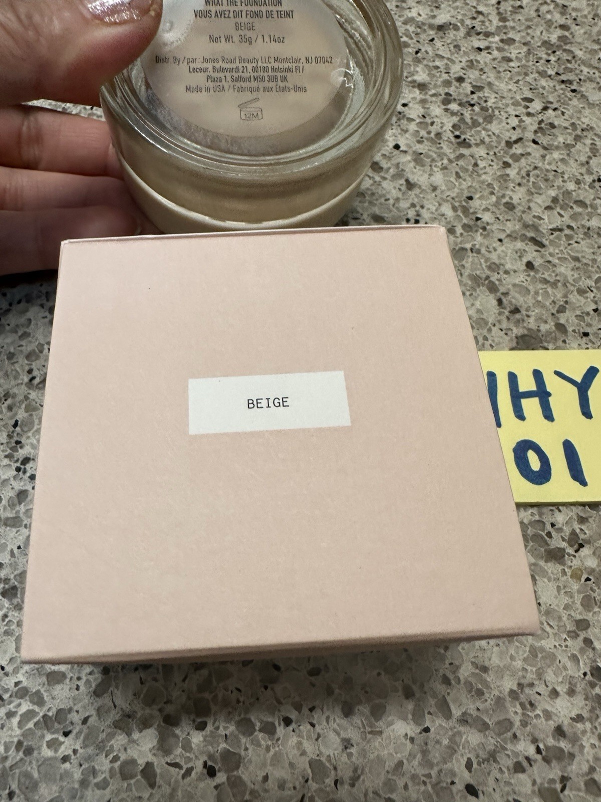 Jones Road Bobbi Brown What The Foundation BEIGE 1.14oz/35g FULL SZ NEW BOX $46
