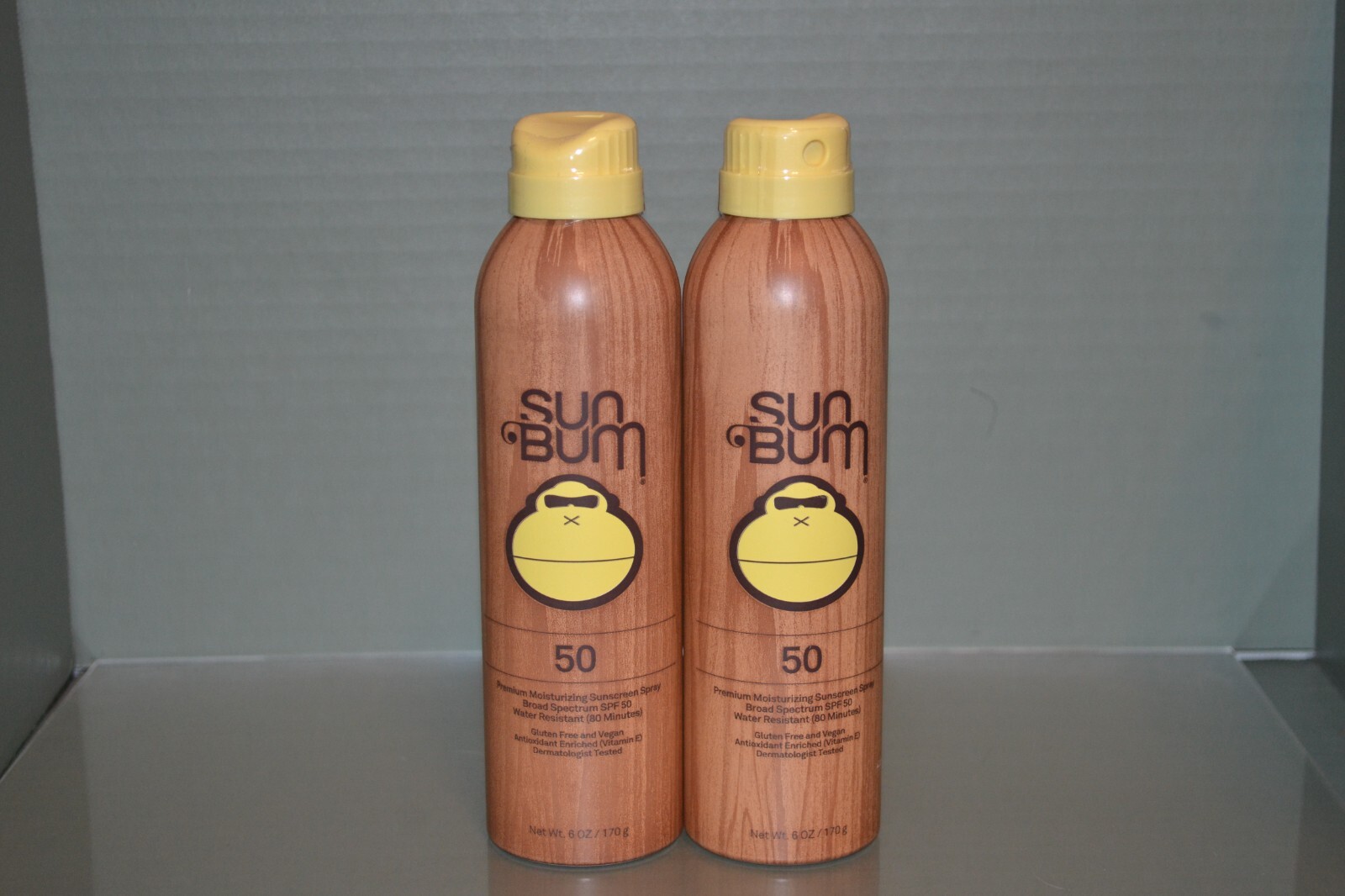 Lot Of 2 Sun Bum Original SPF 50 Sunscreen Spray, 6 oz Each, Exp. 01/2027
