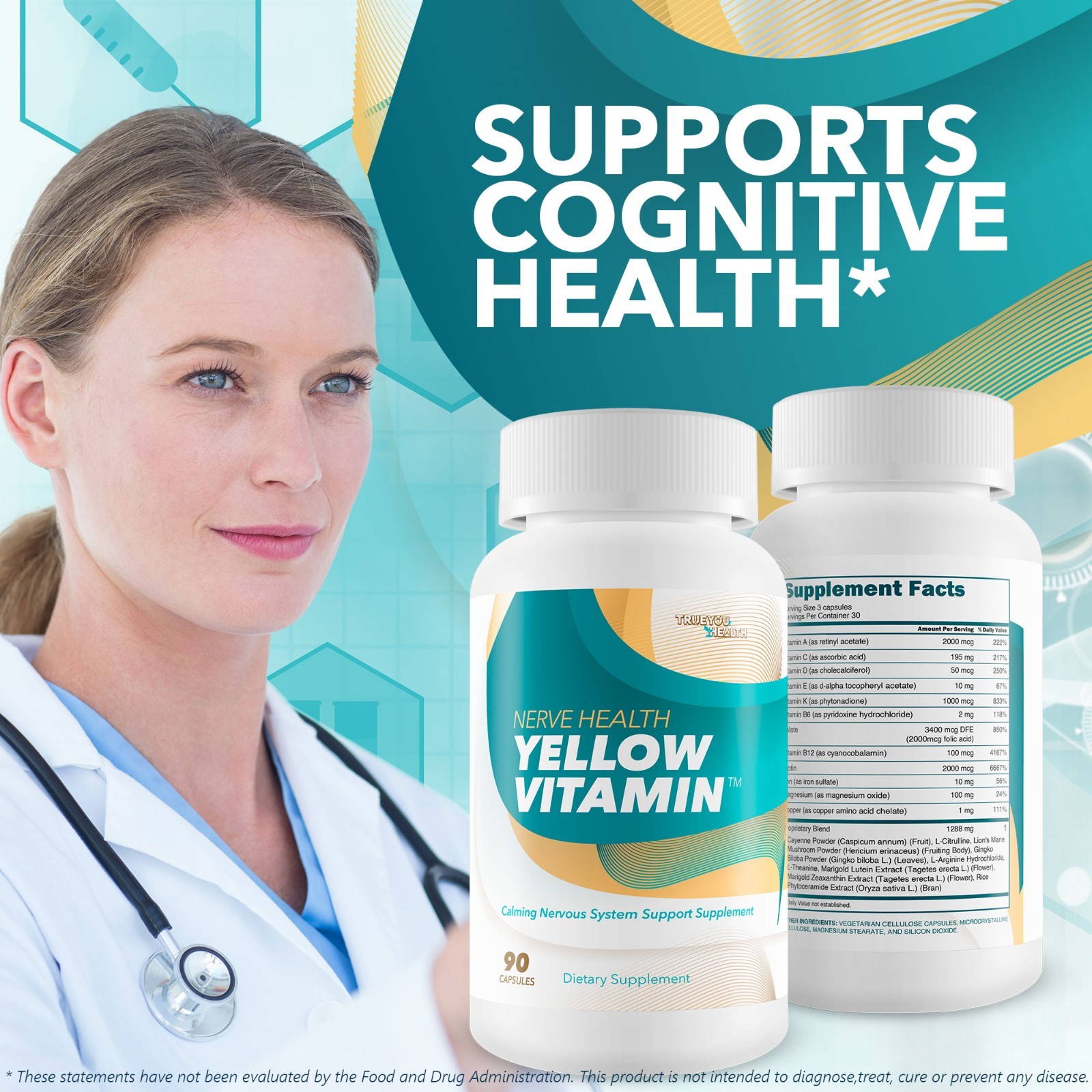 Yellow Vitamin for Nerves – Our Best Soothing Nerve Support Supplement