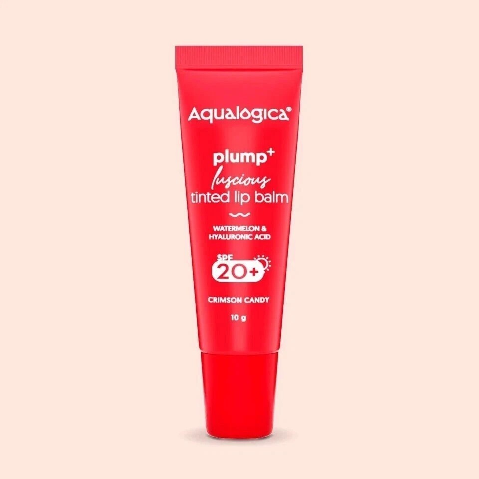 Aqualogica Plump+ Luscious Tinted Lip Balm for Men & Women Lip Mask for Dry 10g