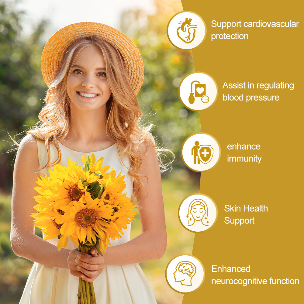 Sunflower Lecithin 1200mg with 360mg Phosphatidyl Cholin Prostate Support Health