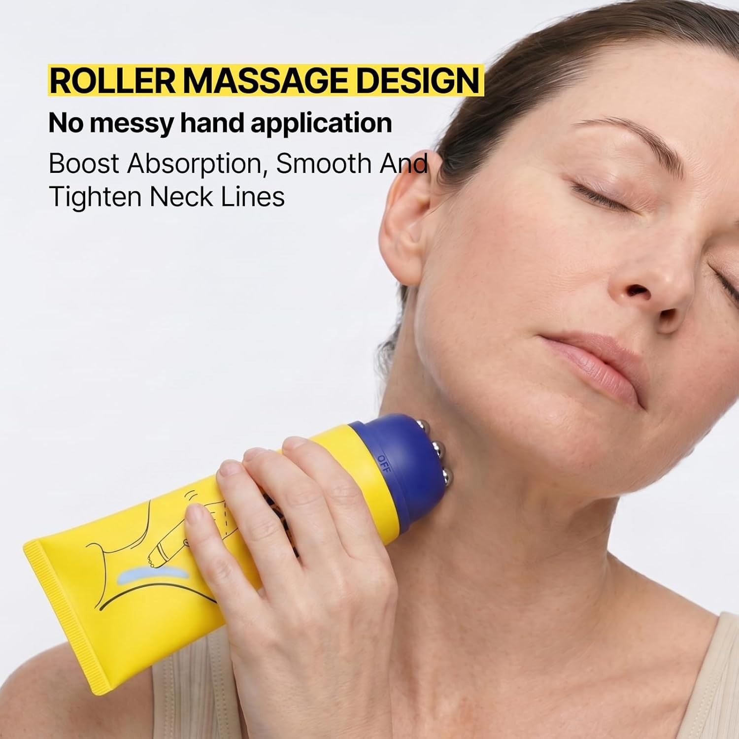 Z:SEA Neck & Chest Firming Cream with Roller 3.52 Oz