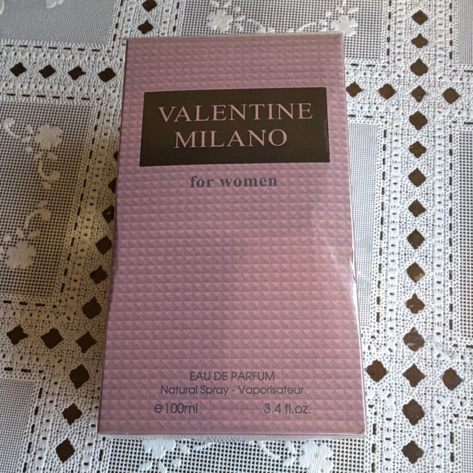 Valentine Milano Eau de Parfum Spray for Women, Regular Size 3.4 fl oz