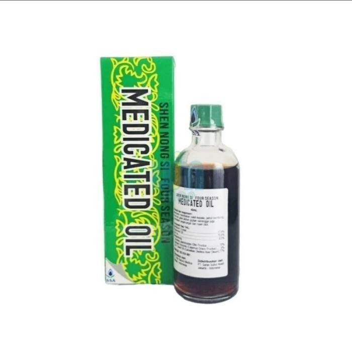 1 Bottle x 40ml Empat Musim Medicated Oil – Relieves Flu Symptoms & Bloating