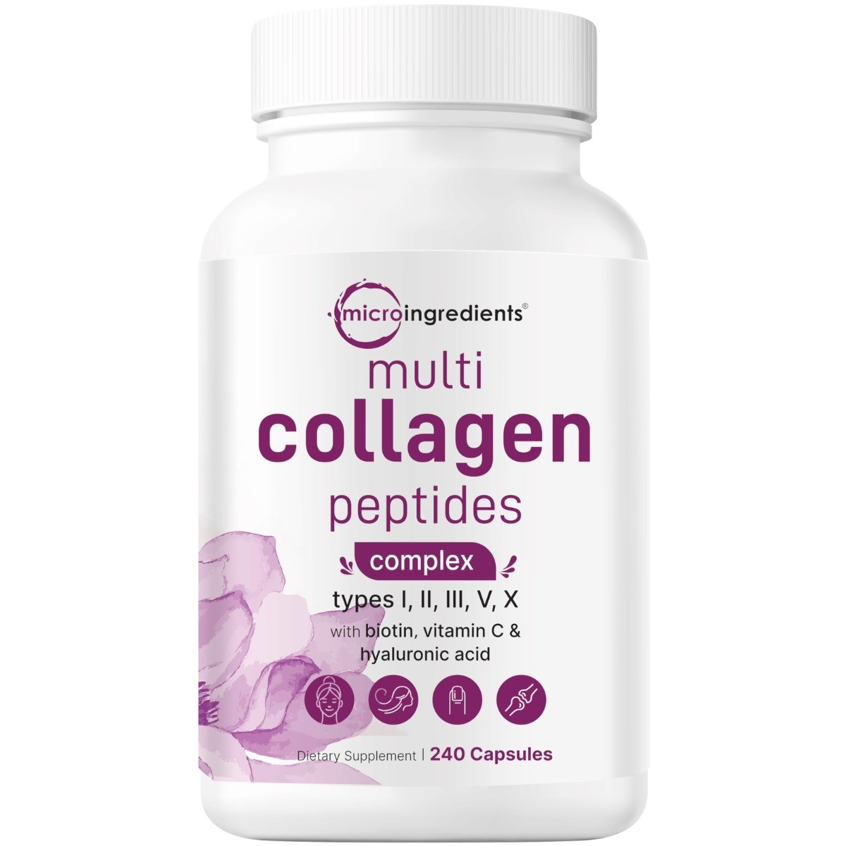Micro Ingredients Polycollagen Pills | Support for Hair, Skin, Nails & Joints