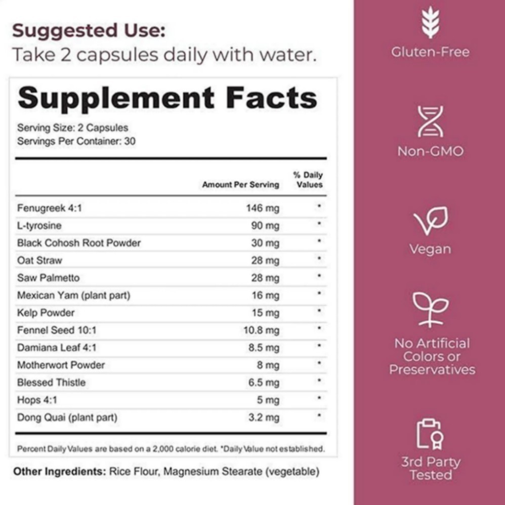True Fem Vitamin ，Truefem 13-in-1 Capsules Vegan, Women’s Daily Balance (1Pcs)=/
