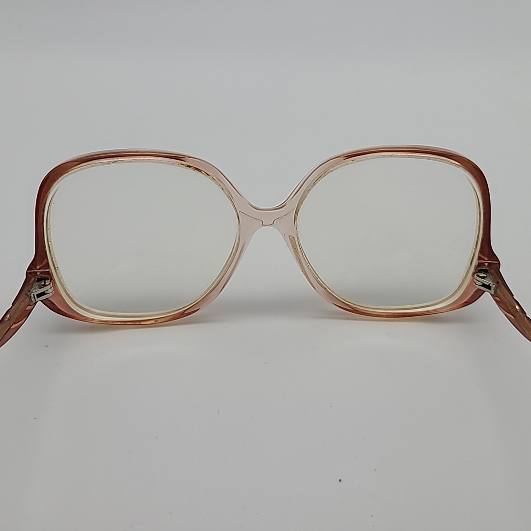 Couturier By Classic Beatrice Vintage Pink Clear Frames Made in Israel Women