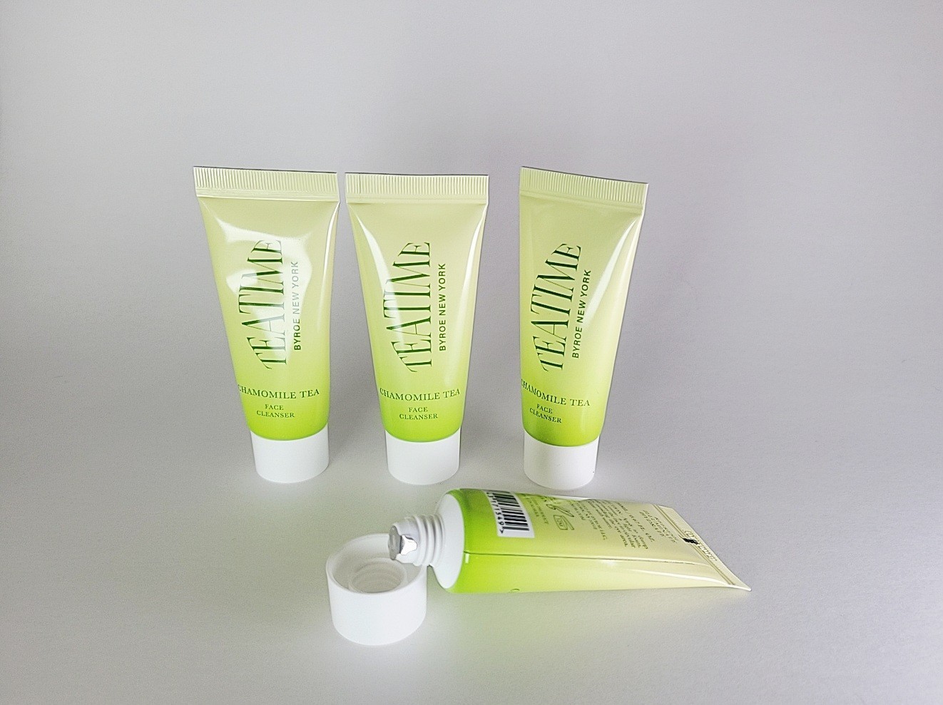 4x Byroe New York Teatime Chamomile Tea Face Cleanser 20 mL / 0.67 fl oz each