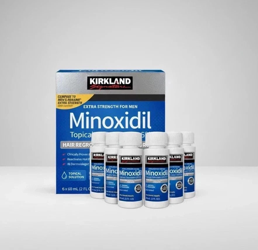 Kirkland Minoxidil 5% Extra Strength Men 6 Month Supply Hair Regrowth 2x