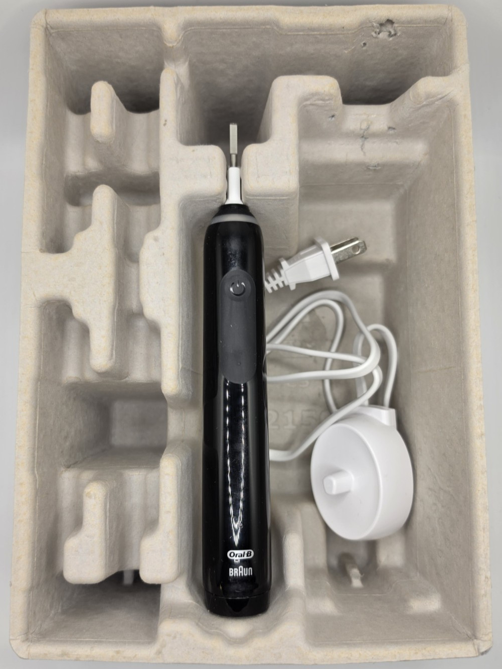 Oral-B Smart 1500 Electric Power Rechargeable Battery Toothbrush, Black – READ