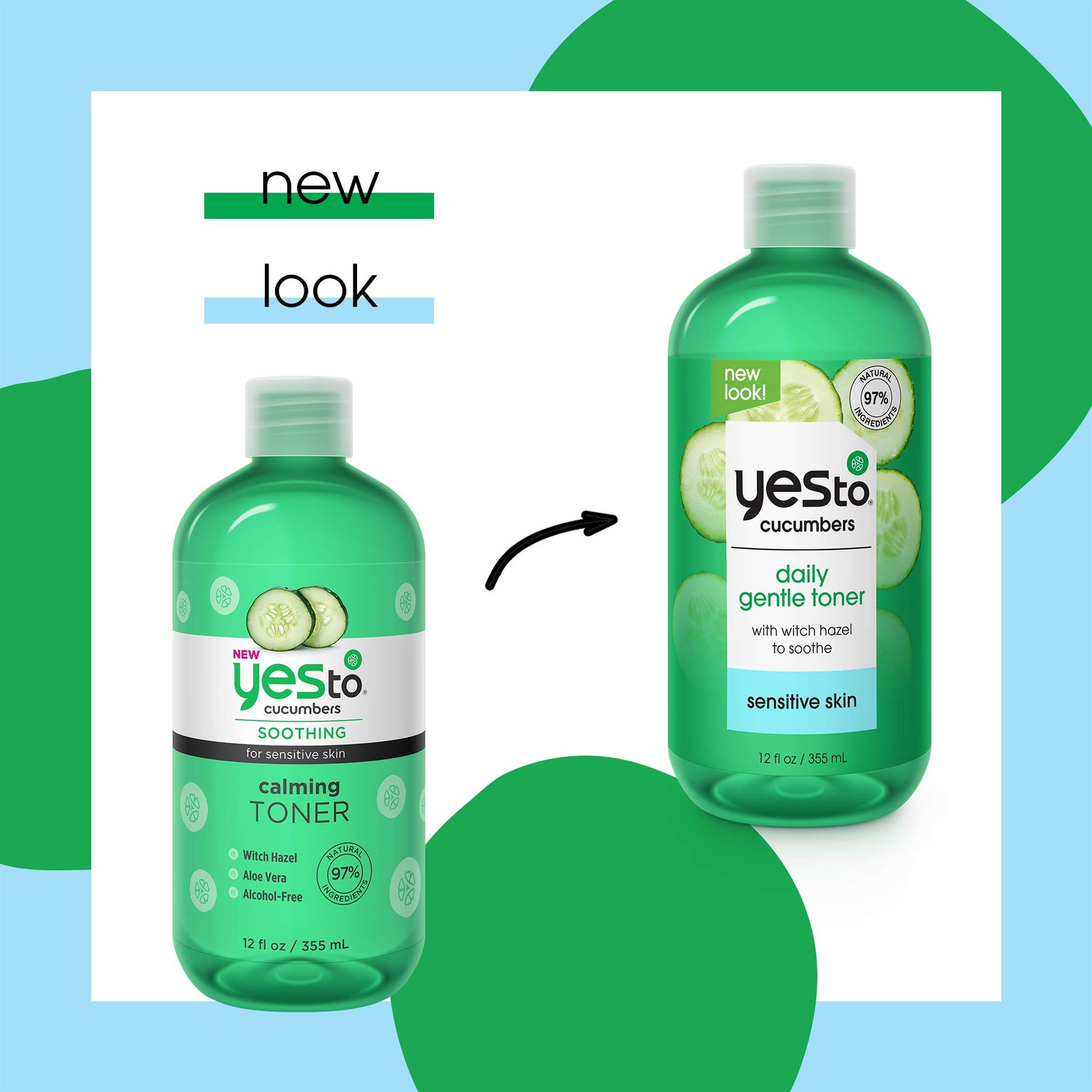 Yes To Cucumbers, Soothing + Calming 12 Ounce (Pack of 1), Does Not Apply