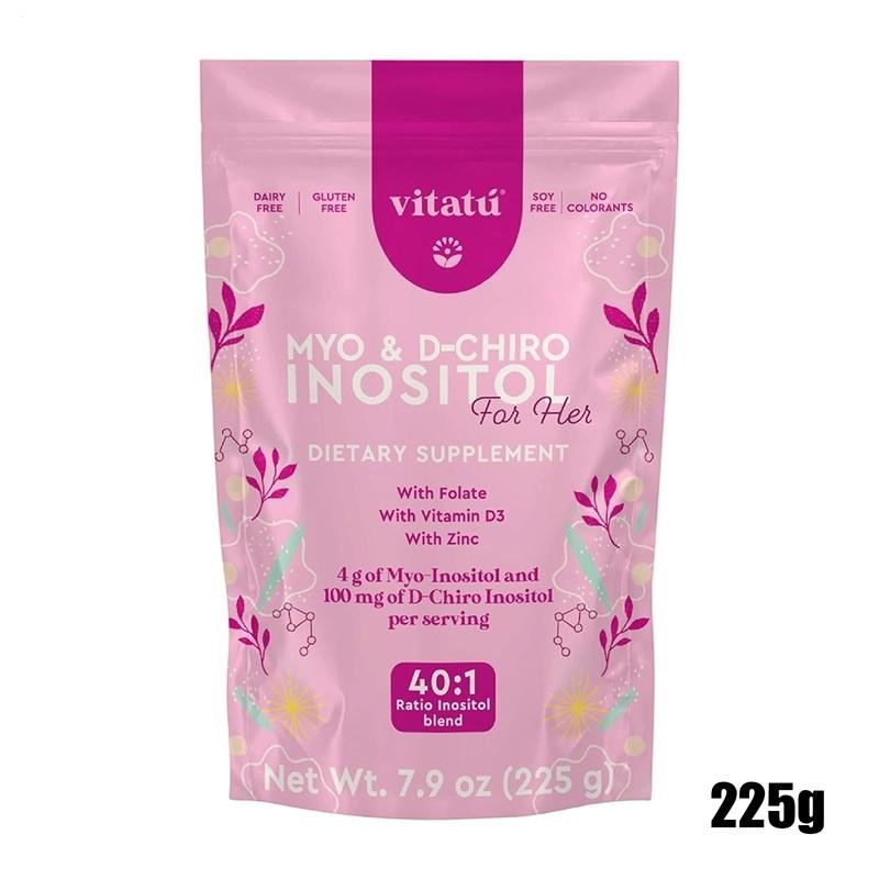Myo & D-Chiro Inositol Dietary Supplement for Women,with Folate Vitamin D3 Zinc
