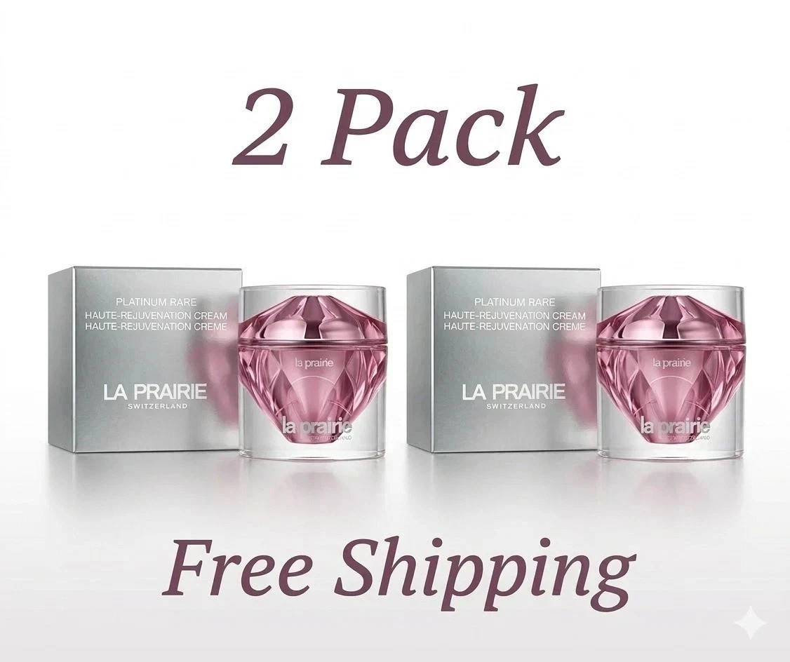 La Prairie Platinum Rare Haute-Rejuvenation Cream 30ml Pack of 2 New
