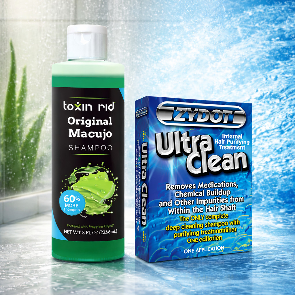 Original Macujo Shampoo + Ultra Clean Zydot Bundle – For Hair Follicle Test