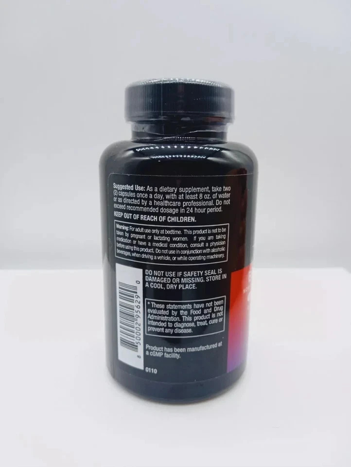 Dr Emil Nutrition Bedtime Burn PM Fat Burner Sleep Aid Pills 60 Count, Pack of 3