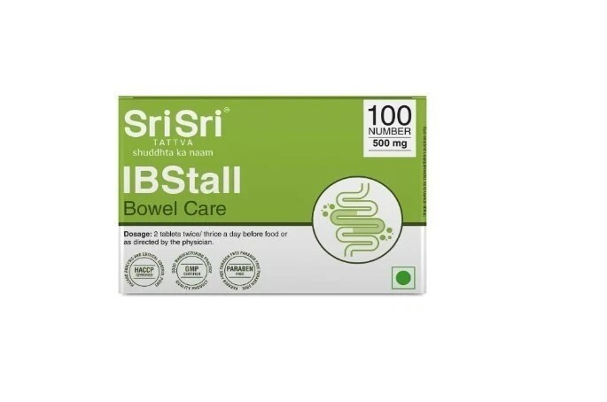 Sri Sri Tattva IBStall – Bowel Care, 100 Tabs | 500 mg