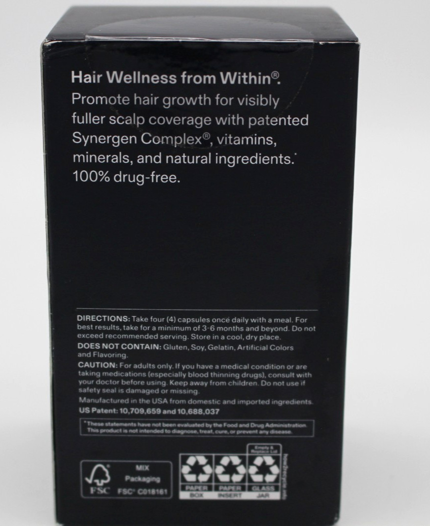 NUTRAFOL Men Hair Growth Nutraceutical 120 Capsules NEW – EXP 03/27