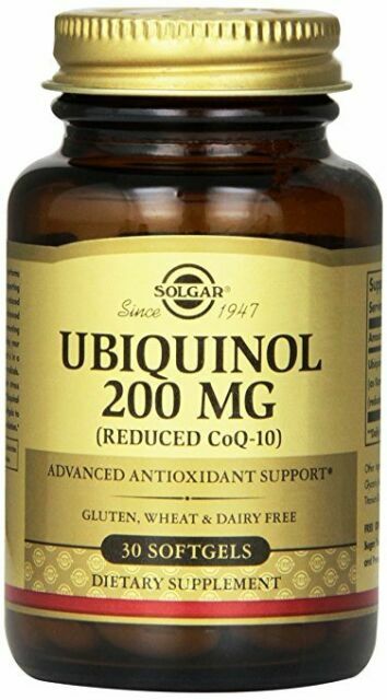 Solgar Ubiquinol 200mg Dietary Supplement 30 Cap 03/2026