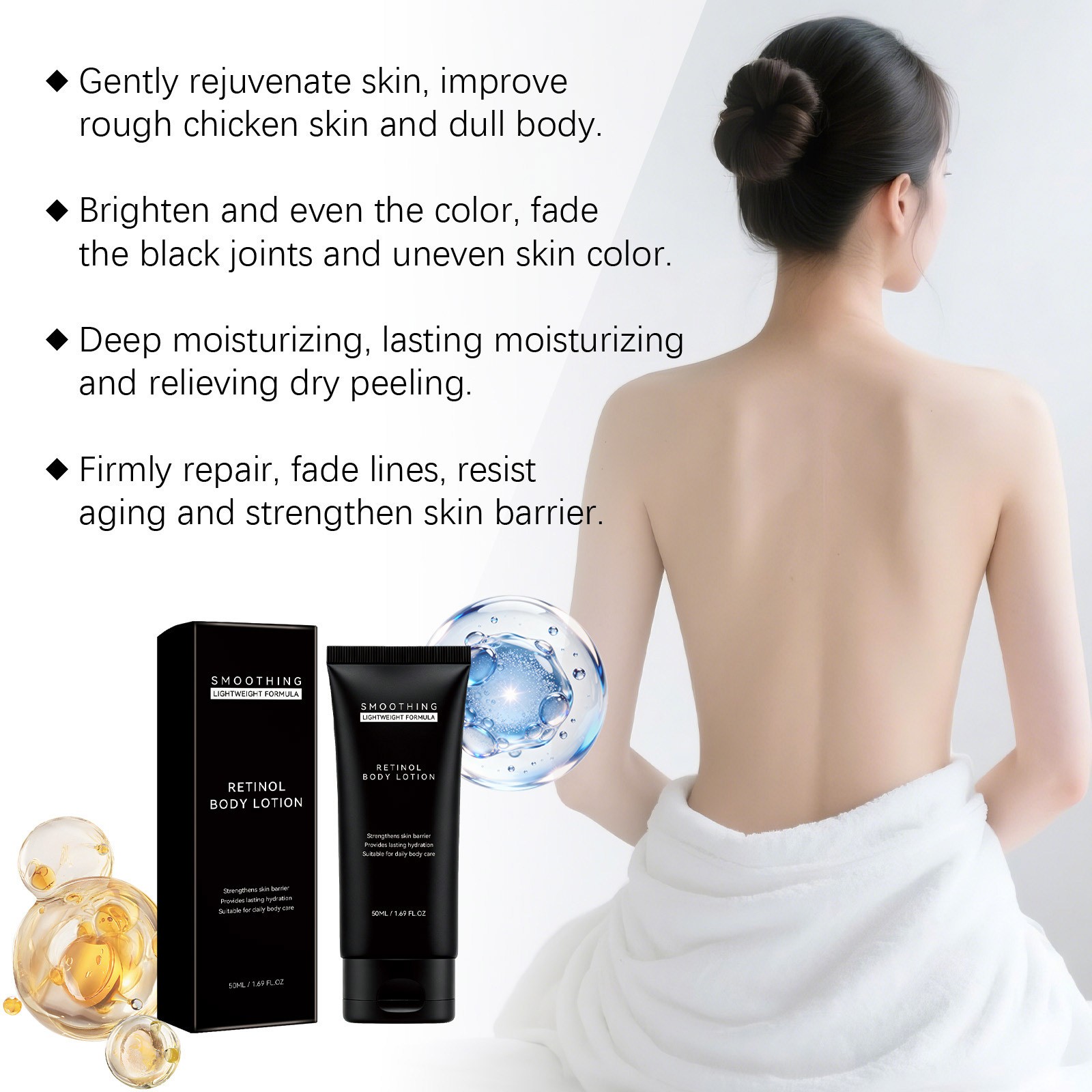 DRMTLGY Retinol Body Lotion Firms + Enhances Elasticity 170gr/6 Oz 1